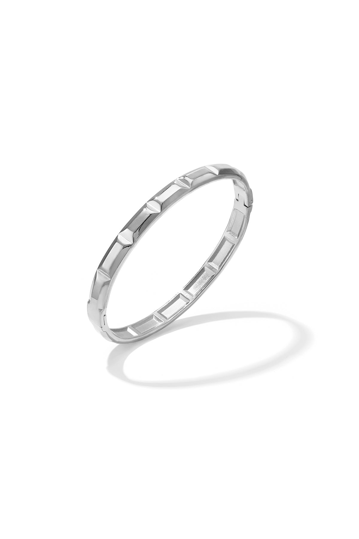 Stainless Steel Bangles Circle Simple Daily Simple Series Women's jewelry