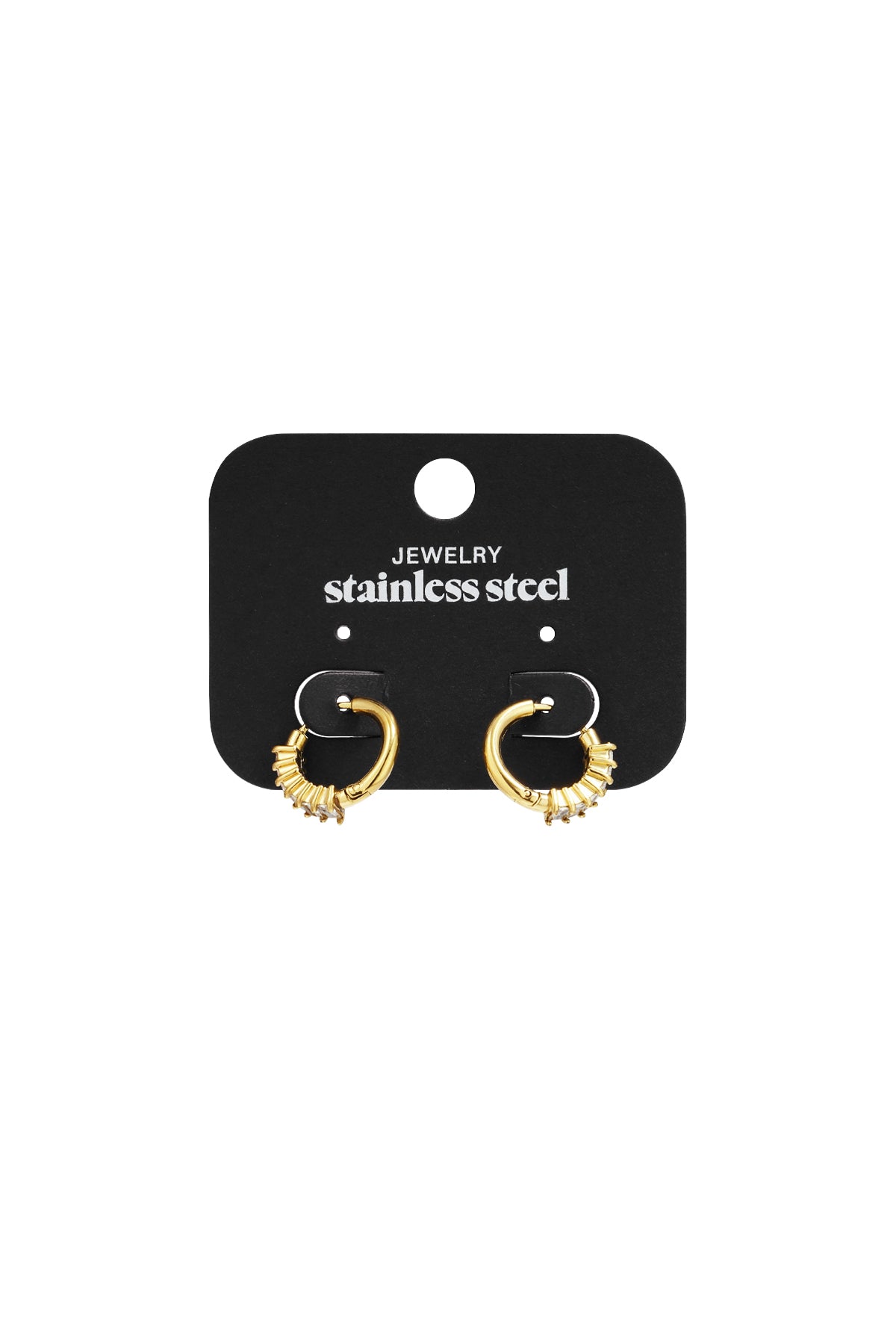 Stainless Steel Hoop Earrings circle Casual Daily Simple Series Women's jewelry