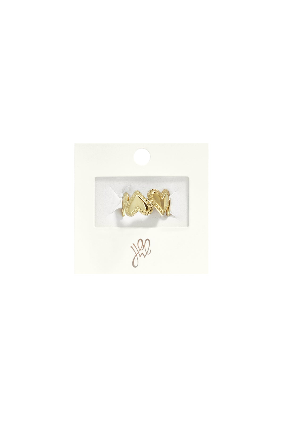 Stainless Steel Minimalist Rings Heart Simple Daily Simple Series Women's jewelry