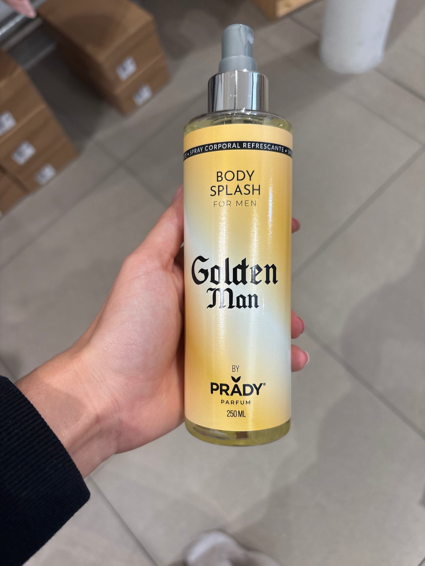 Body splash Golden Man