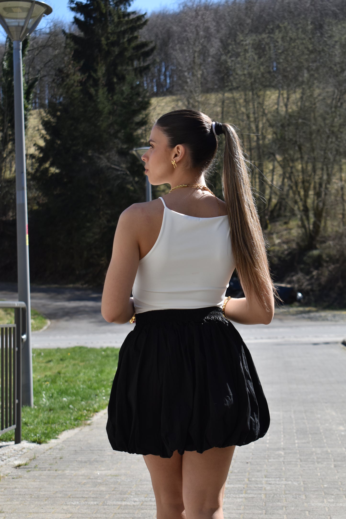Balloon Skirt Lyna Black