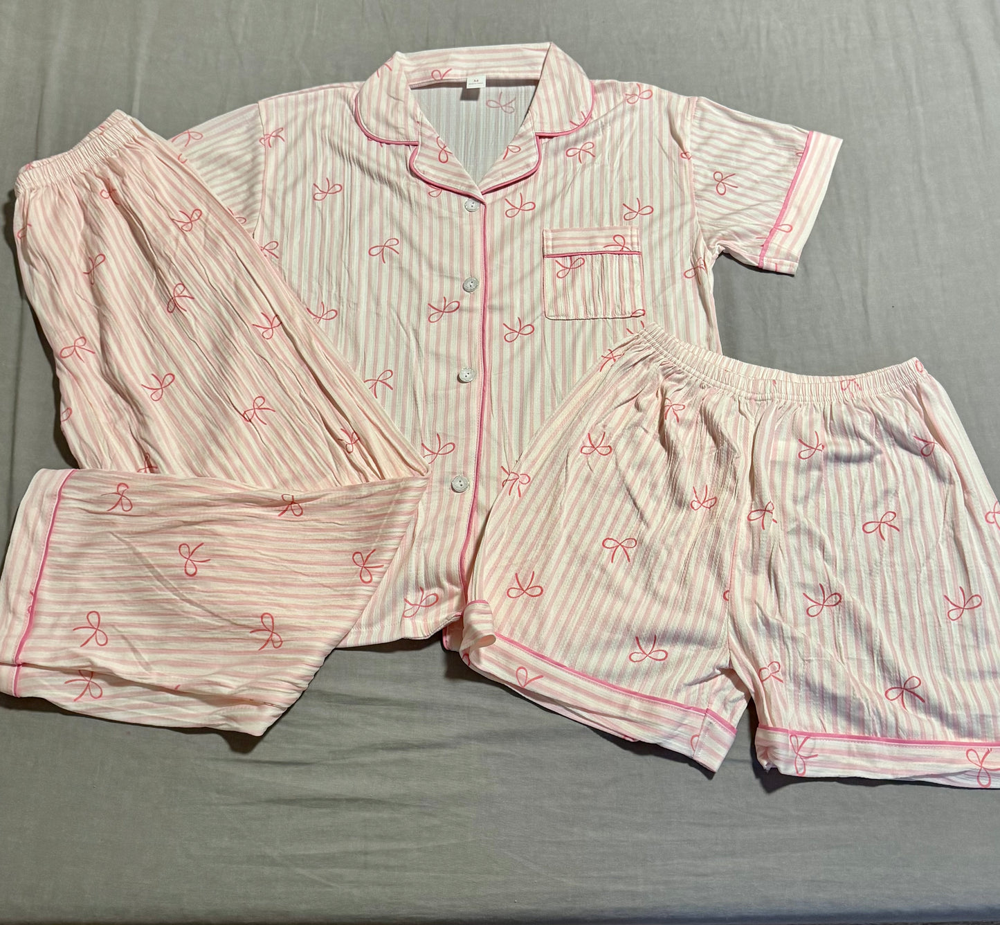 3- Piece Pink Pyjama Set