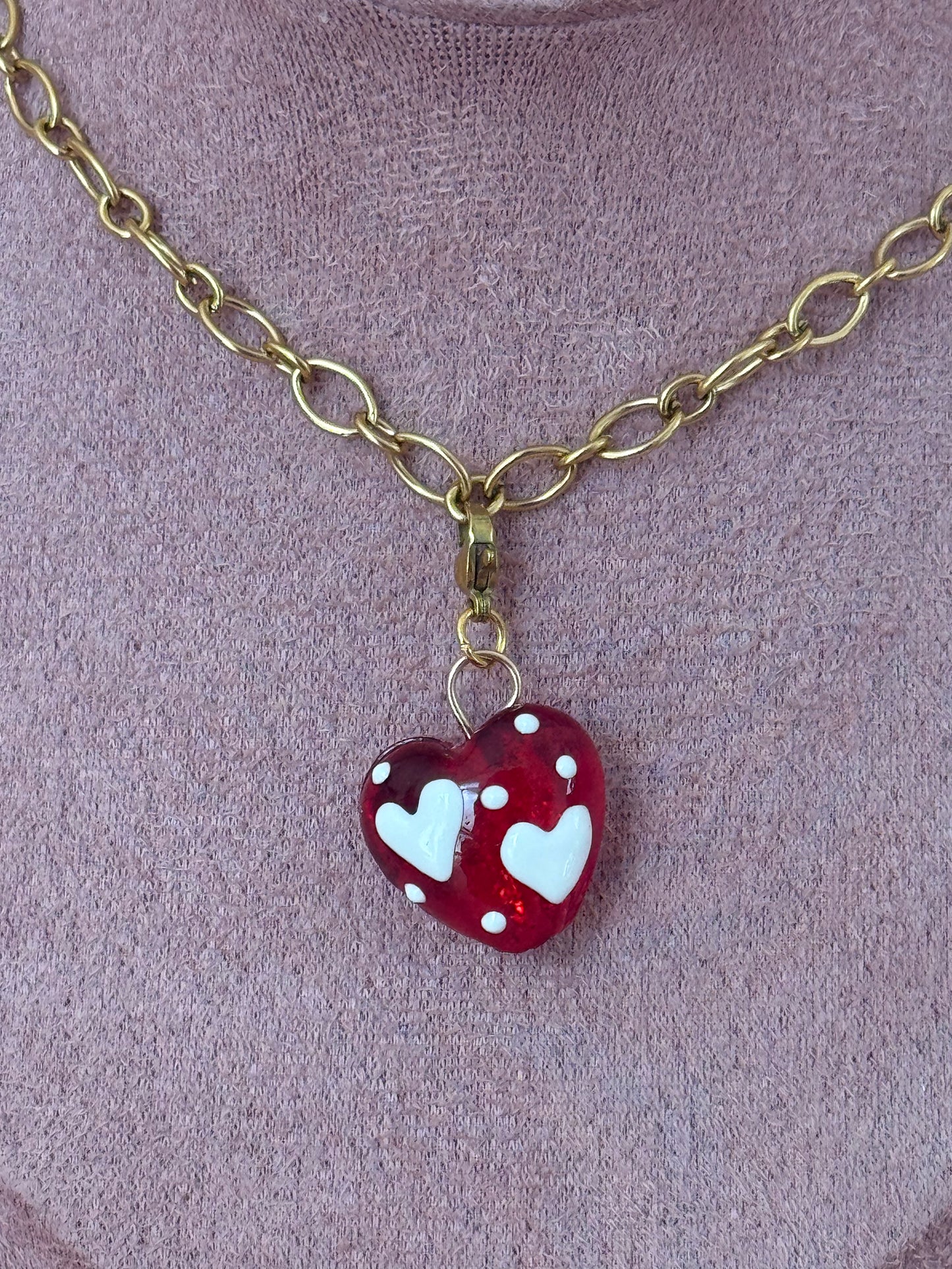 Charm: Red Heart