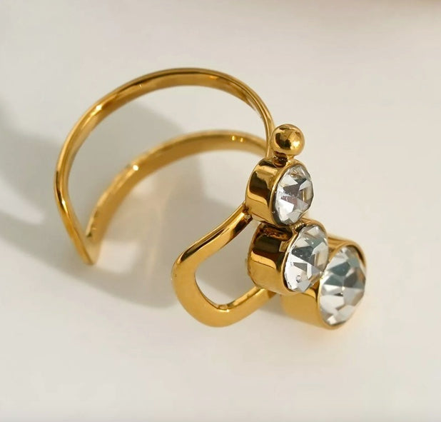 Earcuff Jewel Laisa Gold