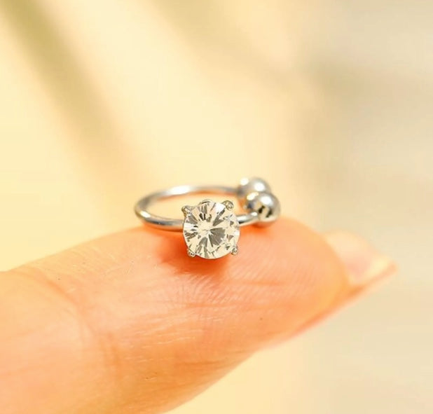 Earcuff Jewel Maya Silver