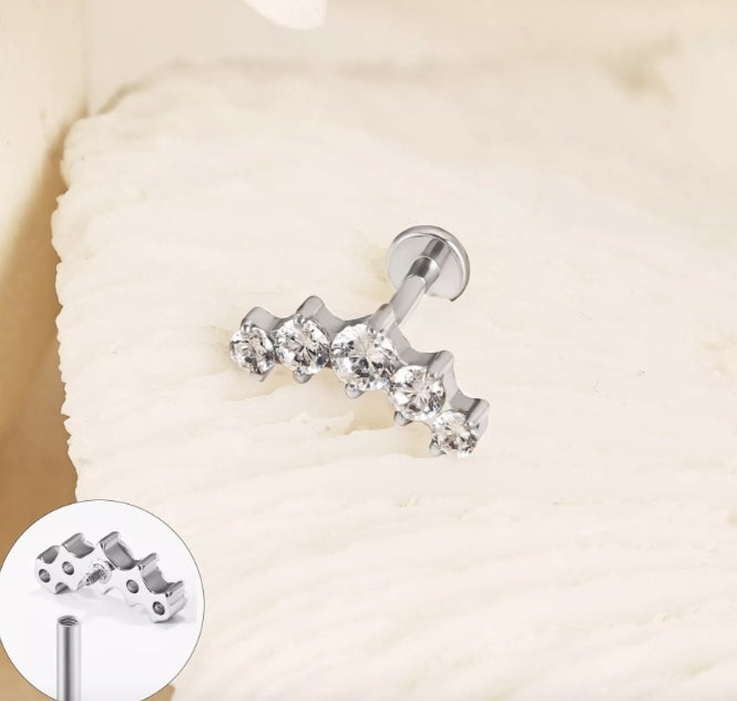 Earpiercing Stella Silver