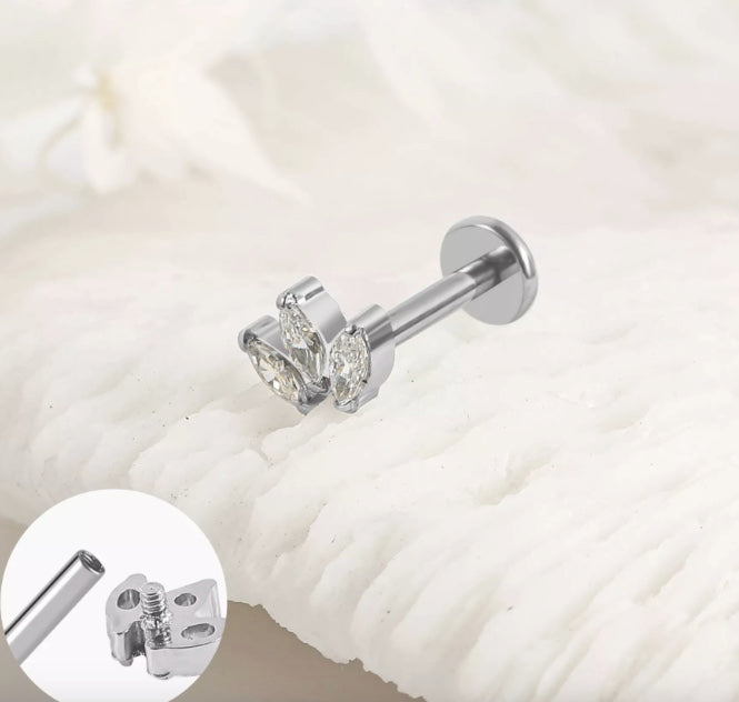 Earpiercing Zaya Silver