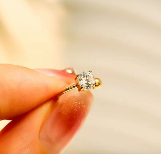 Earcuff Jewel Maya Gold