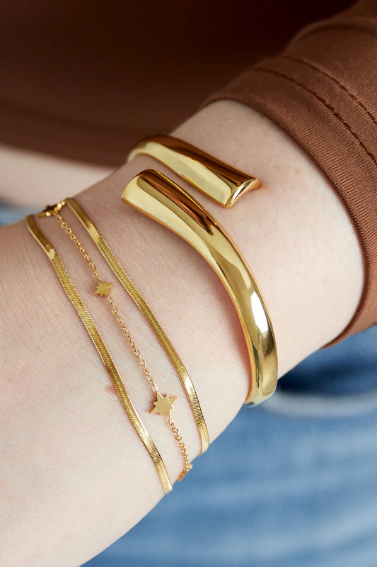 golden layers bracelet