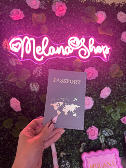 ✨ Personalized Passport Cover | Laser Engraved with Your Name & Symbol ✈️