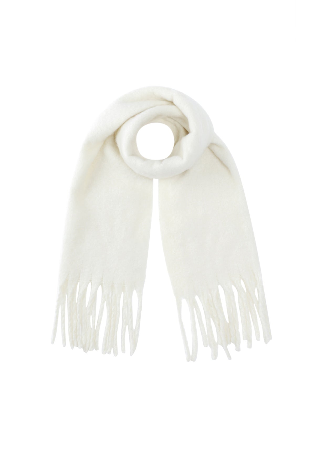 Colorful winter scarf