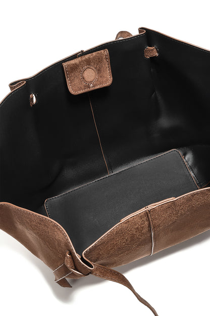 Tote Bags Solid Color Pu Accessories
