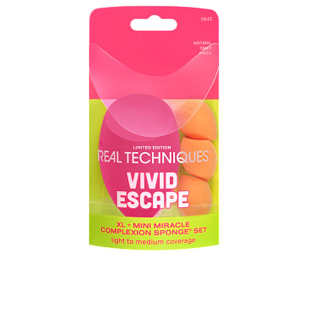 VIVID ESCAPE XL + MINI MIRACLE COMPLEXION SPONGE CASE 4 pcs