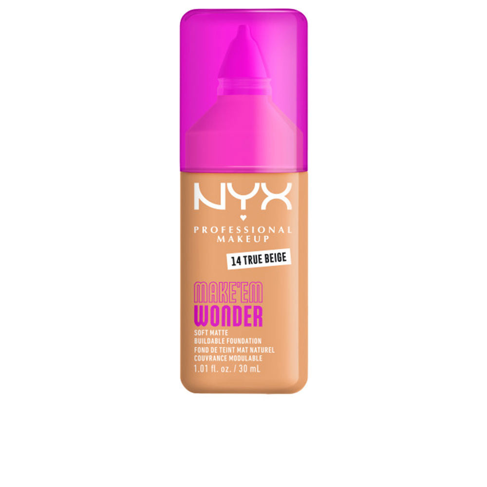 MAKE'EM WONDER foundation #14-True Beige 30 ml