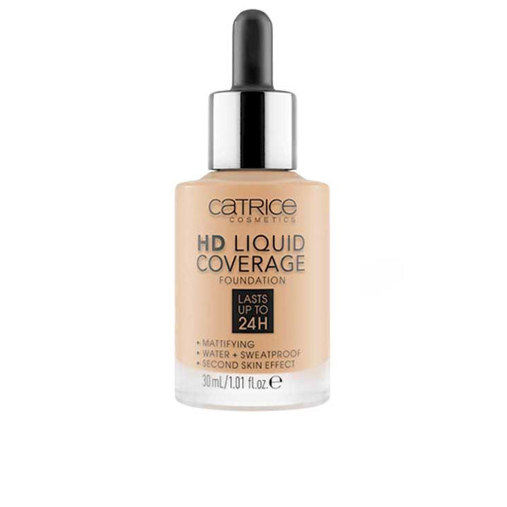 HD LIQUID COVERAGE FOUNDATION lasts up to 24h #032-Nude Beige 30 ml