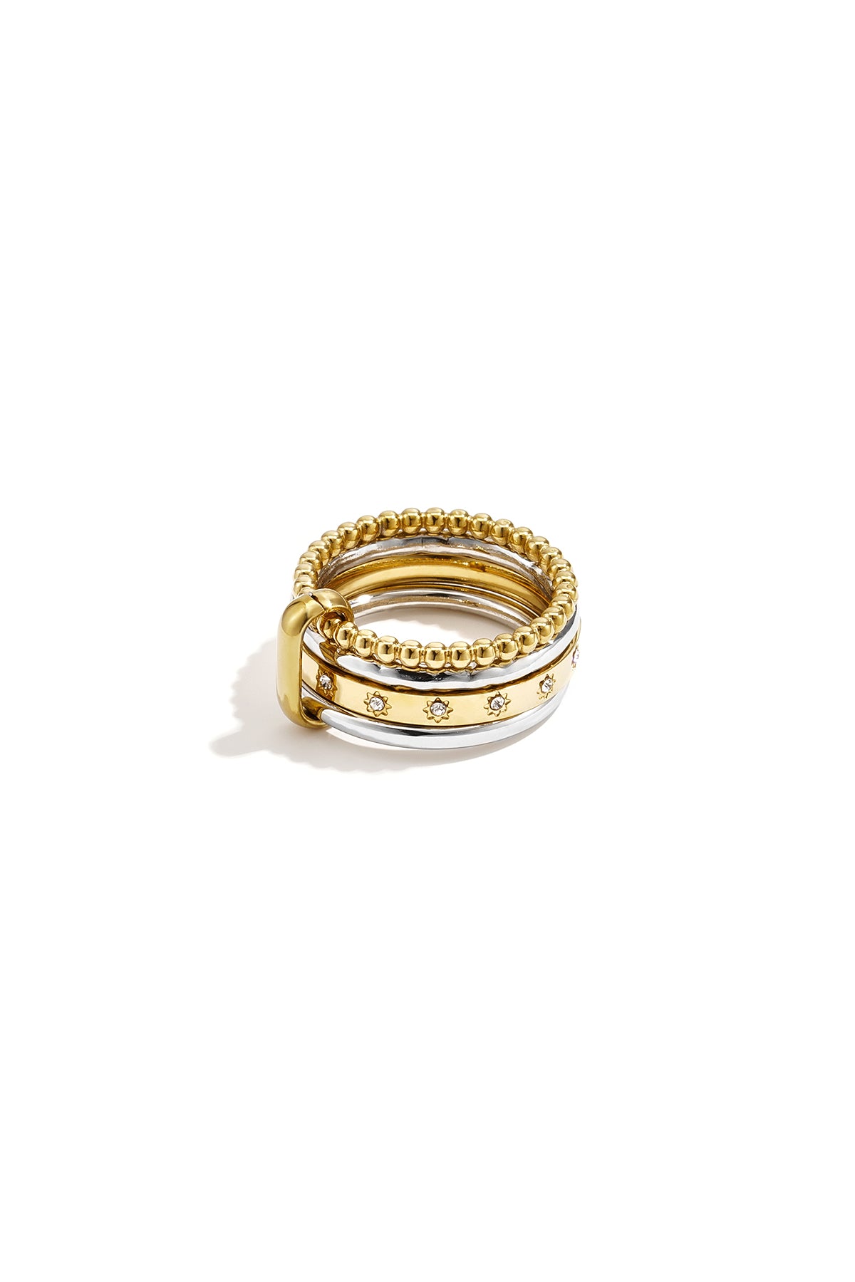 Stainless Steel Minimalist Rings Circle Simple Daily Simple Series Women's jewelry