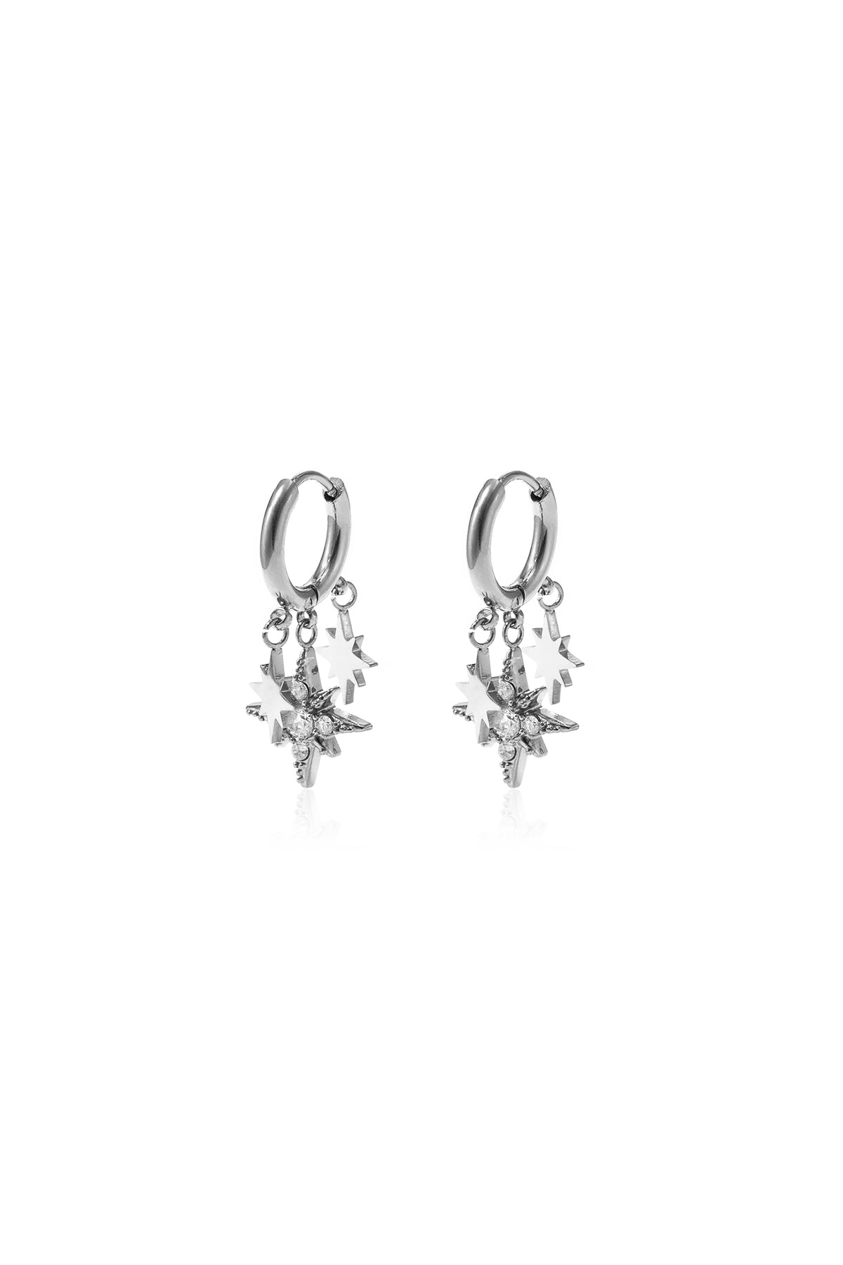 Stainless Steel Drop Earrings Geometric Shape Simple Daily Simple Series Women's jewelry