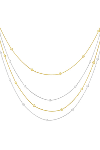dotty layers necklace