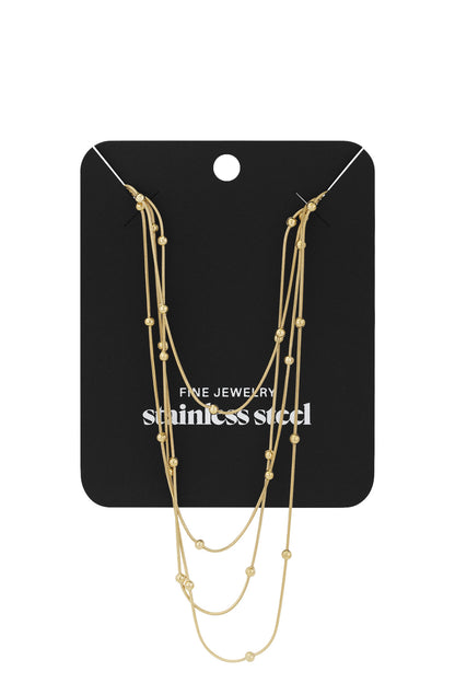 dotty layers necklace