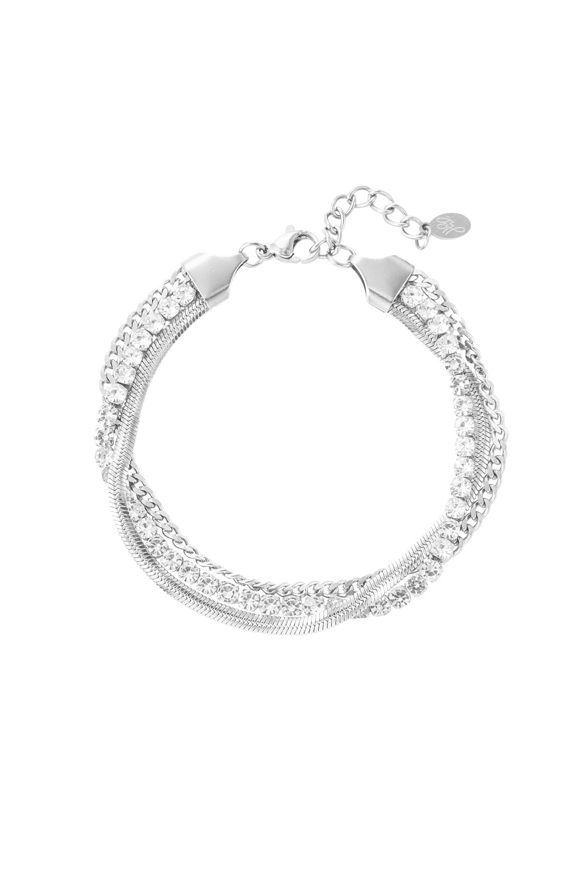 bracelet double layer of stones