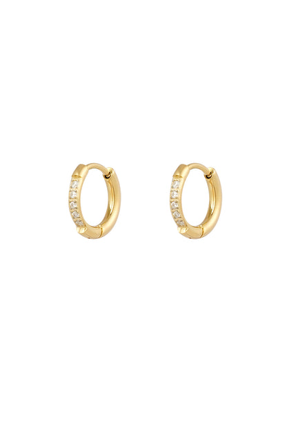 small earrings with stones