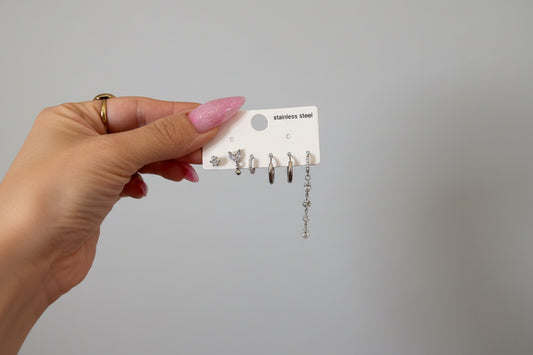 Earrings Silver Seet