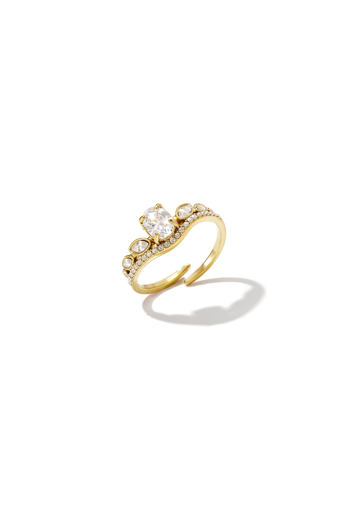 Stainless Steel Minimalist Rings Ellipse Shape Simple Daily Simple Series Women's jewelry