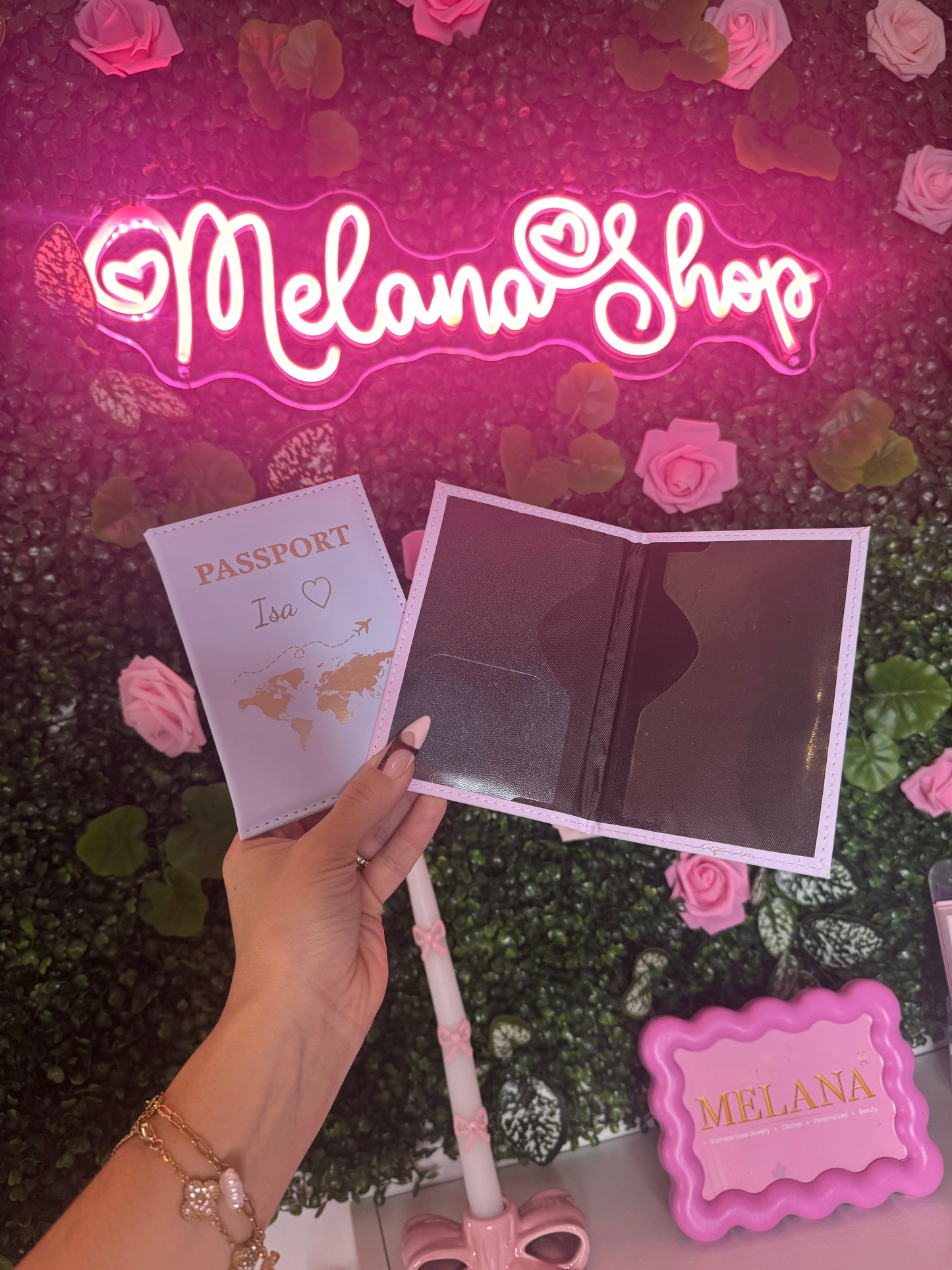 ✨ Personalized Passport Cover | Laser Engraved with Your Name & Symbol ✈️