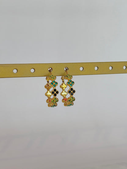 Earings Bloom Hoop