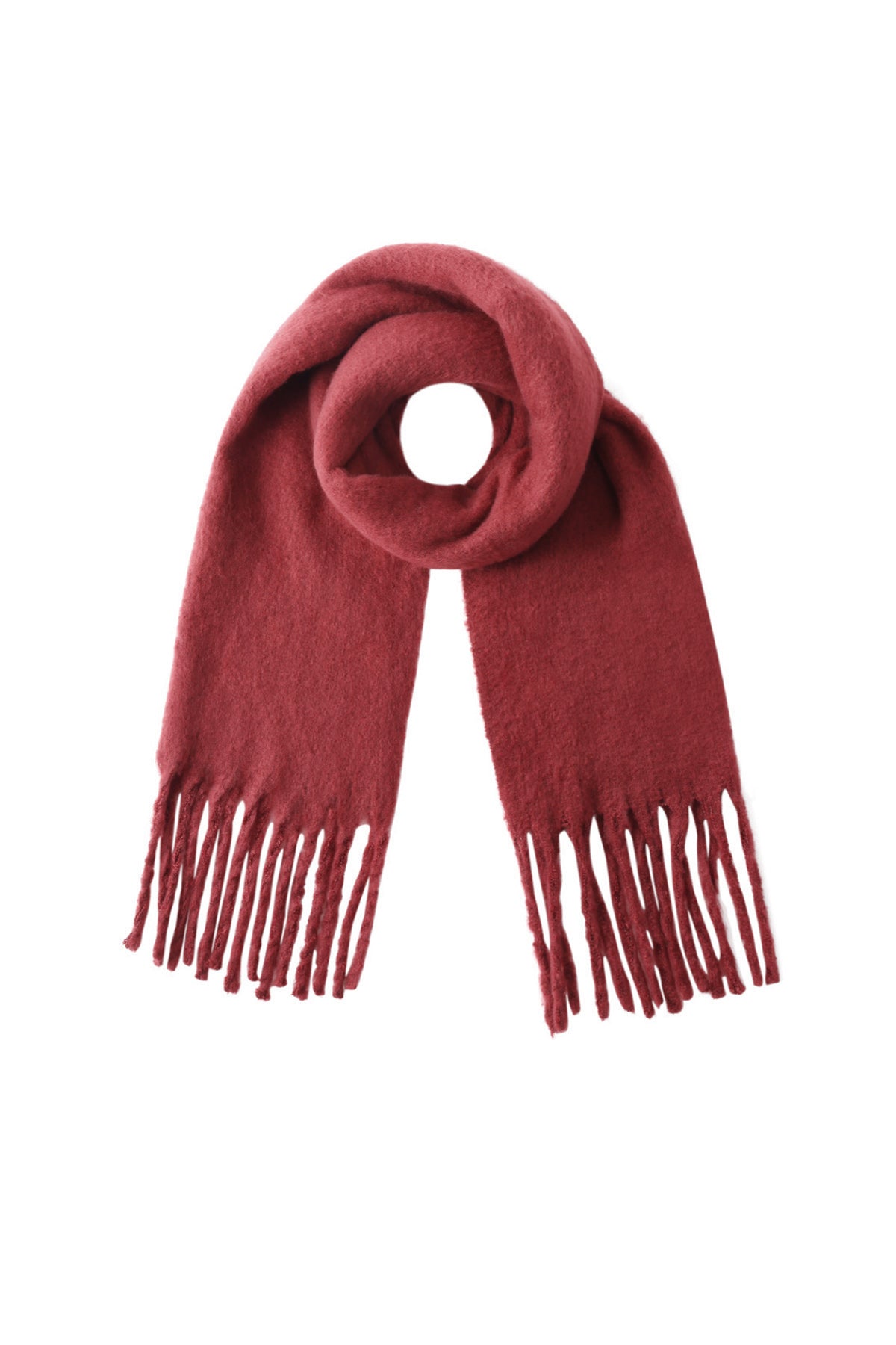 Colorful winter scarf