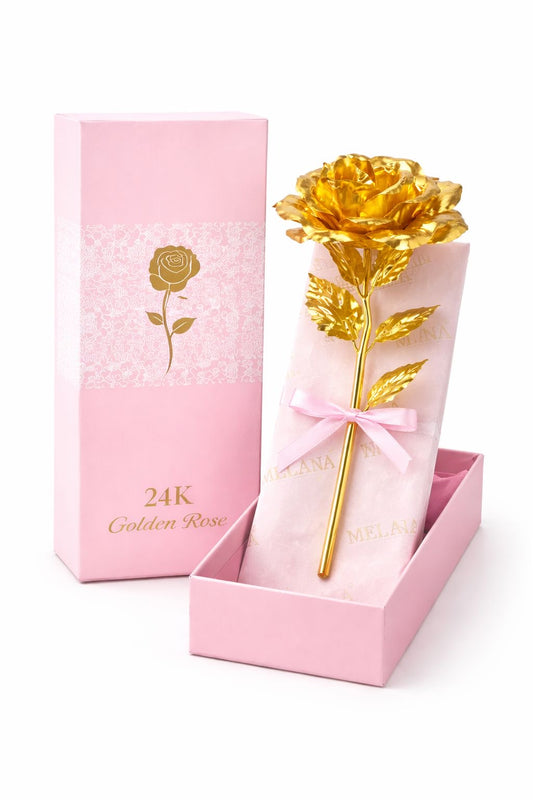 24K Golden Rose