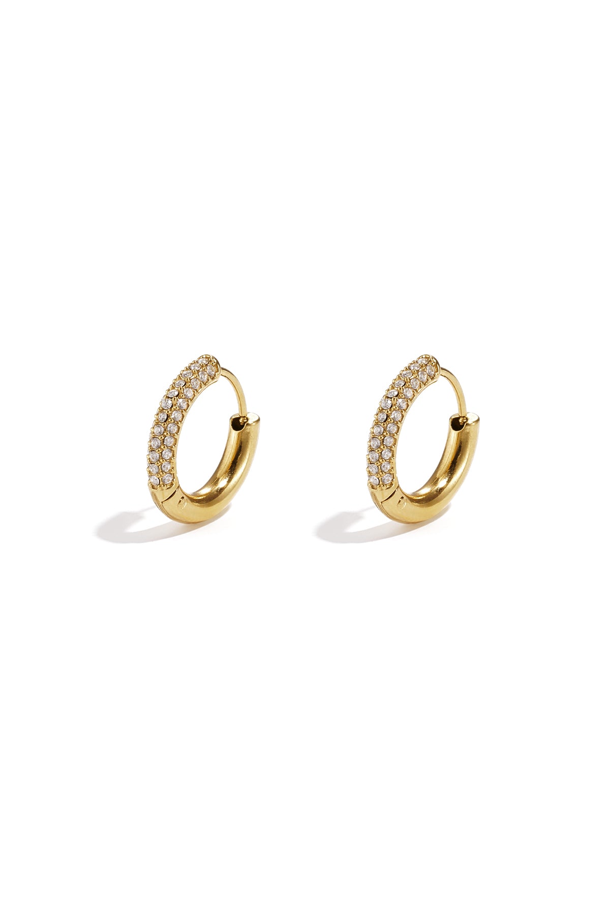 Stainless Steel Hoop Earrings Circle Simple Daily Simple Series Women's jewelry