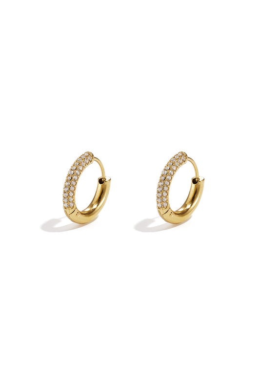 Stainless Steel Hoop Earrings Circle Simple Daily Simple Series Women's jewelry
