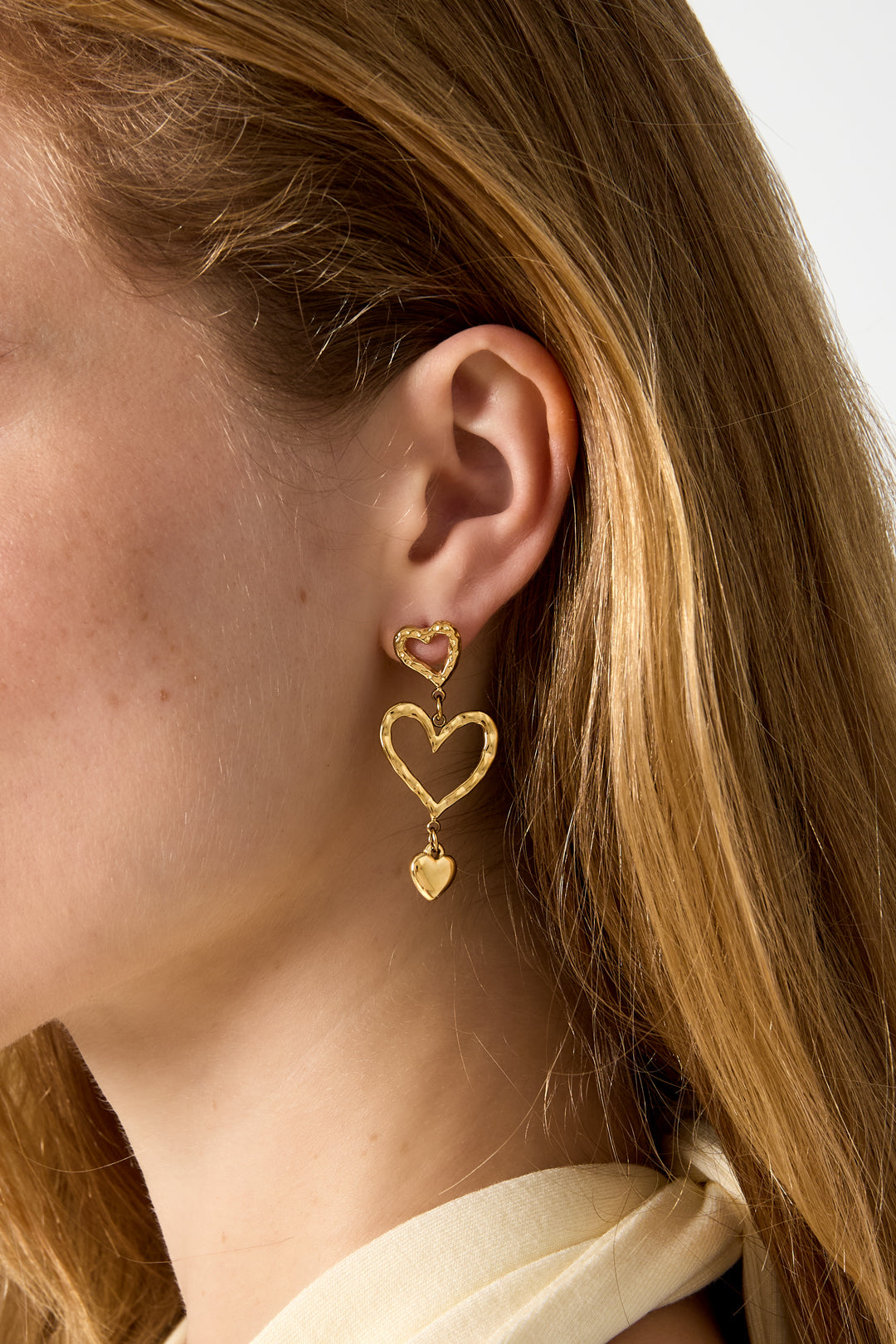 Stainless Steel Dangle Earrings Heart Casual Daily Simple Series Women's jewelry