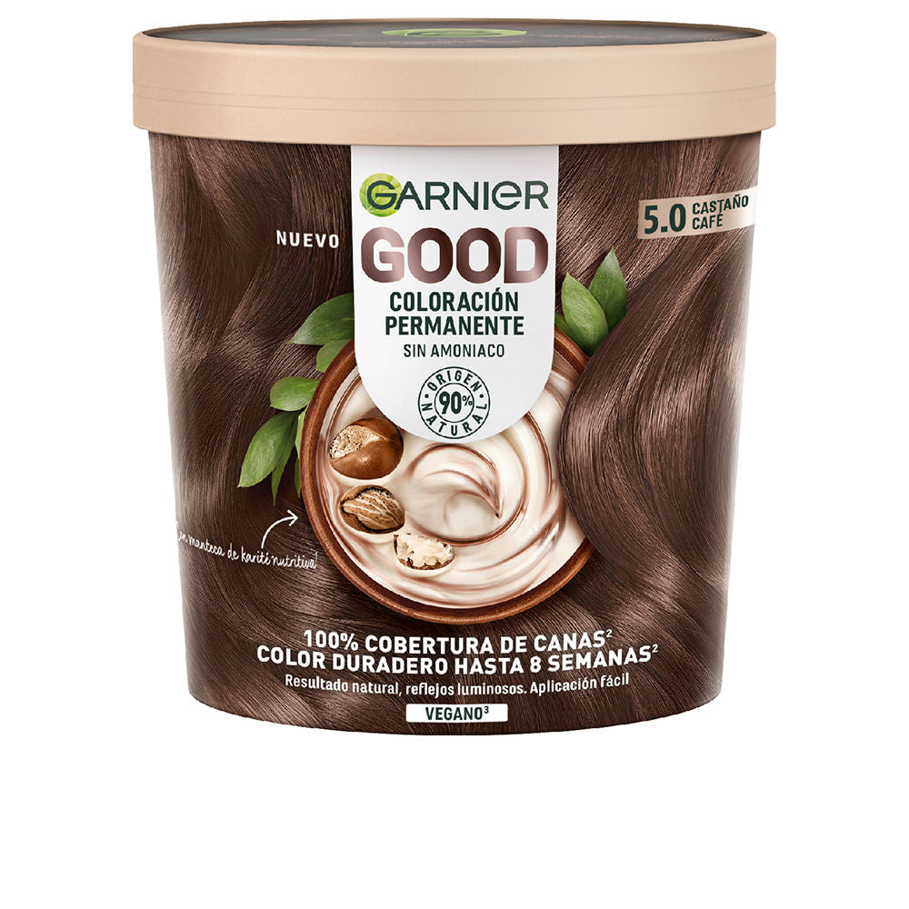 GOOD permanent color #5.0 brown coffee 217 ml