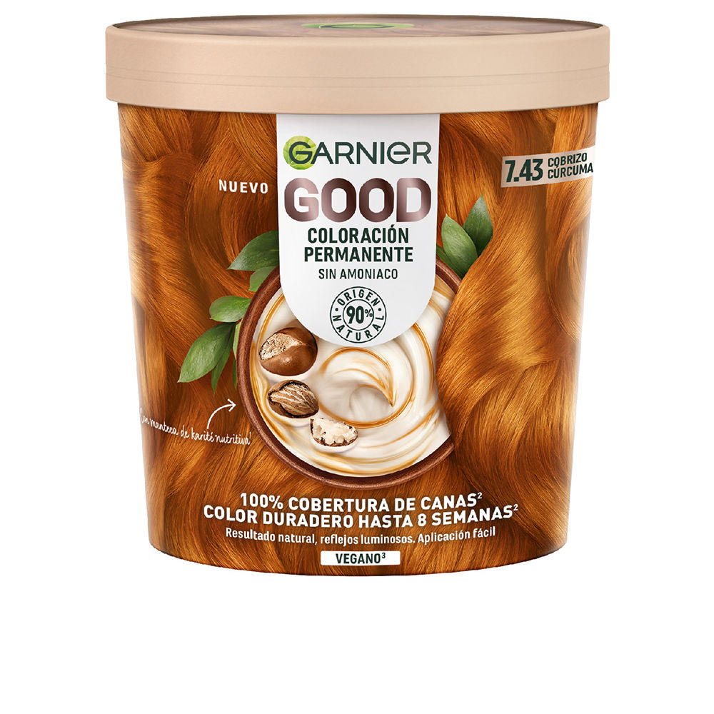 GOOD permanent color #7.43 turmeric copper 217 ml