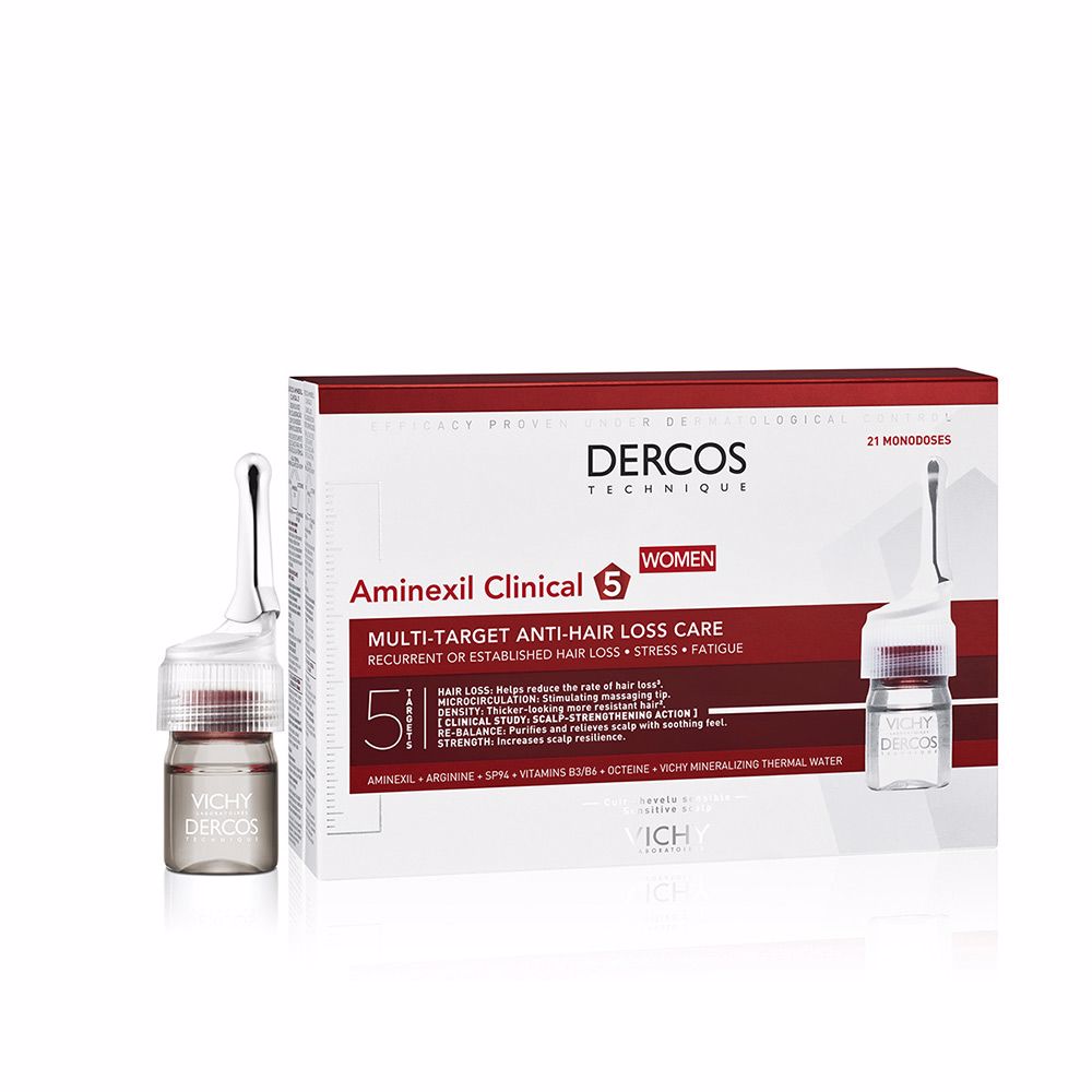 DERCOS aminexil clinical soin traitant anti-chute 21 x 6 ml