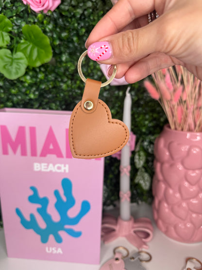 Personalized Heart Keychain