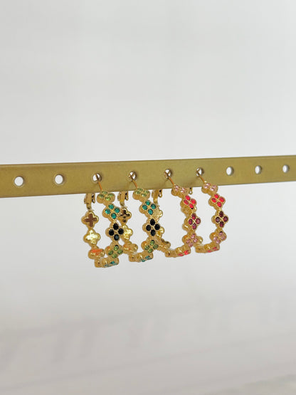 Earings Bloom Hoop