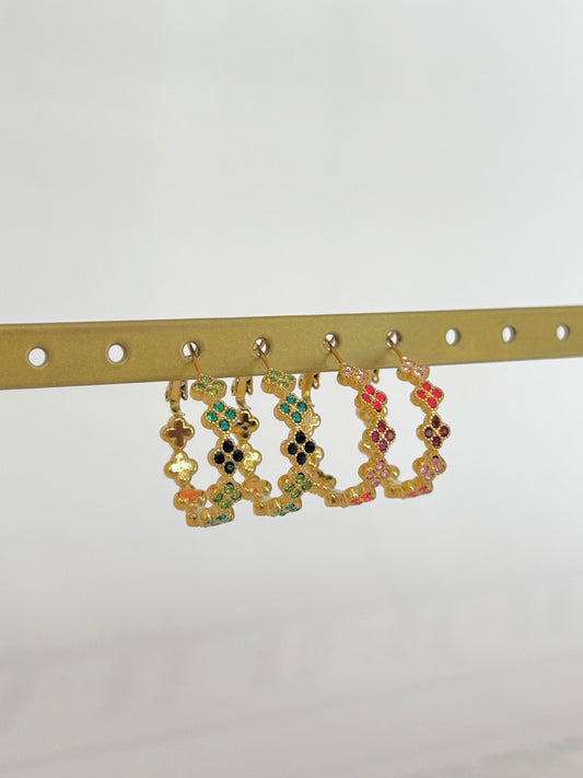 Earings Bloom Hoop