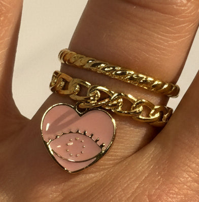 Ring Pink Heart