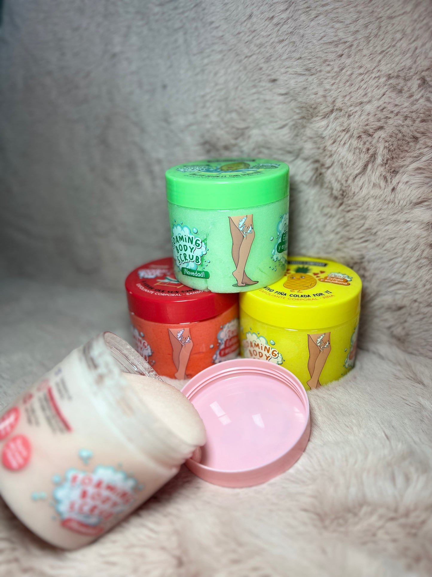 Body scrub + savon 2 en 1 the fruit company