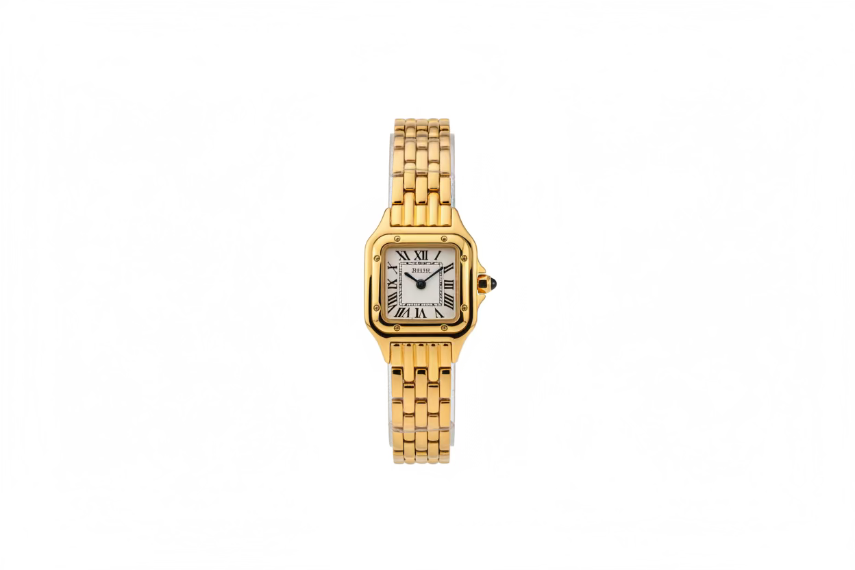 Square Gold Watch
