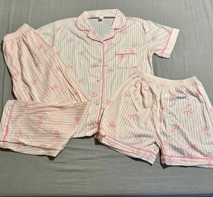 3- Piece Pink Pyjama Set