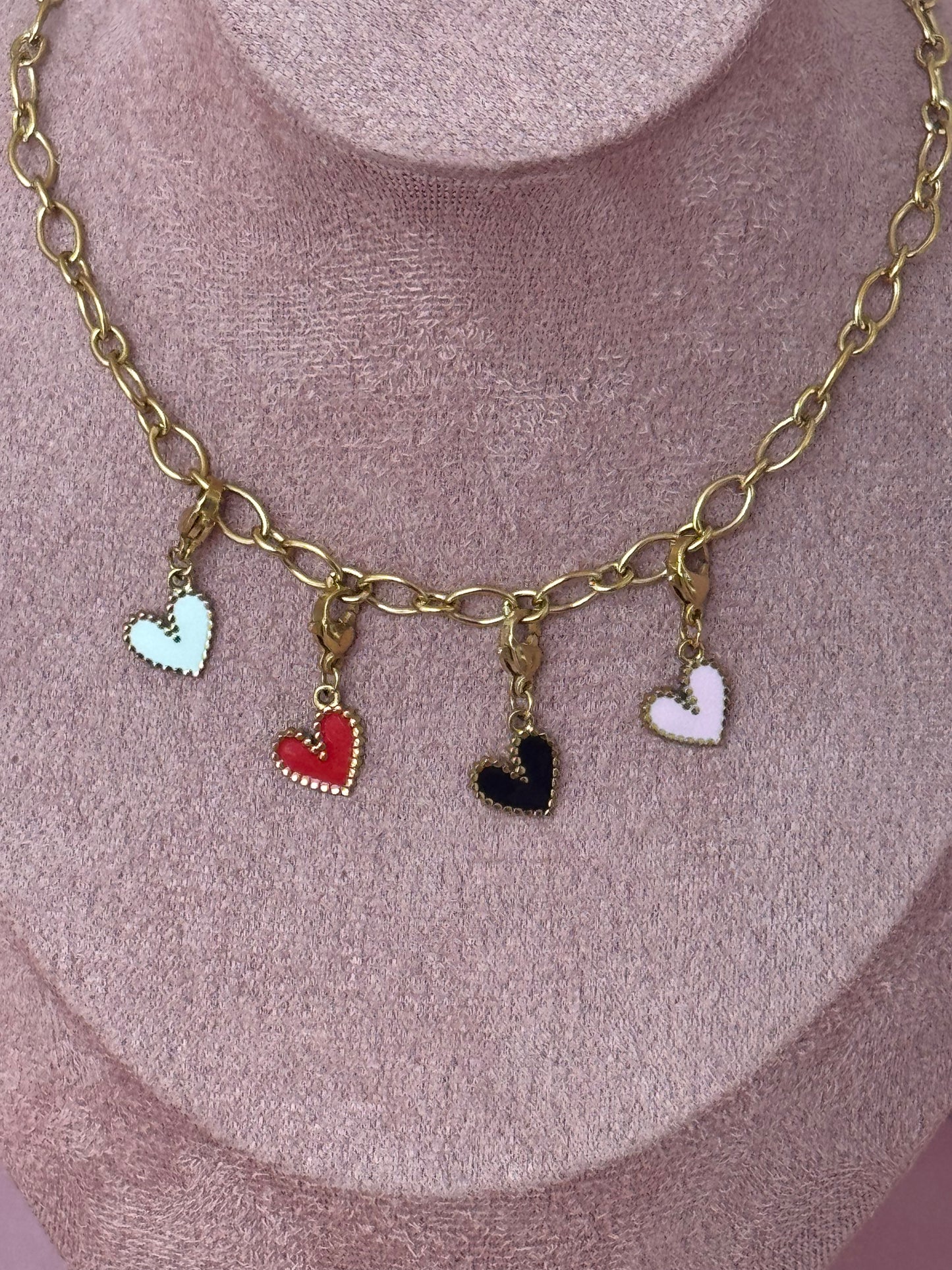 Charm: Colorful Hearts