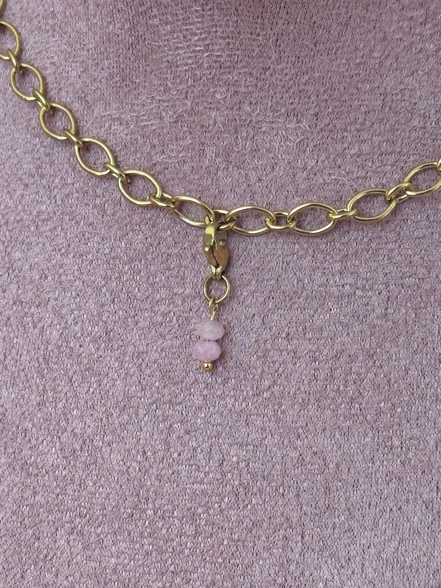 Charm: Pink Stones