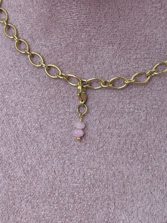 Charm: Pink Stones