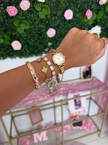 Italian Charm Watch "Mia" Gold