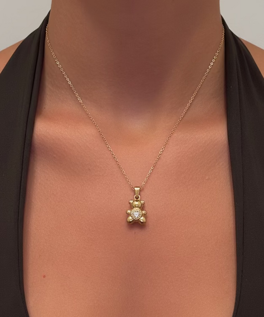 Necklace Bear Gold