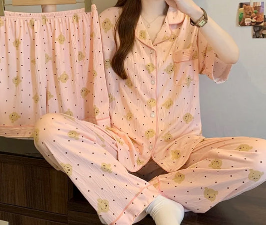 3- Piece Pink Pyjama Set